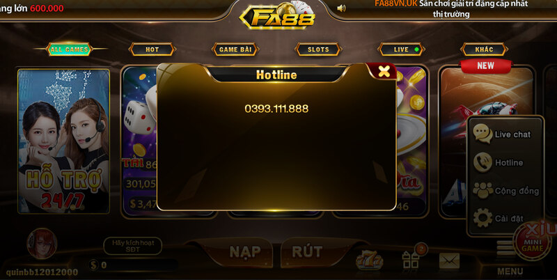 Liên hệ FA88 có những dịch vụ hỗ trợ nào?